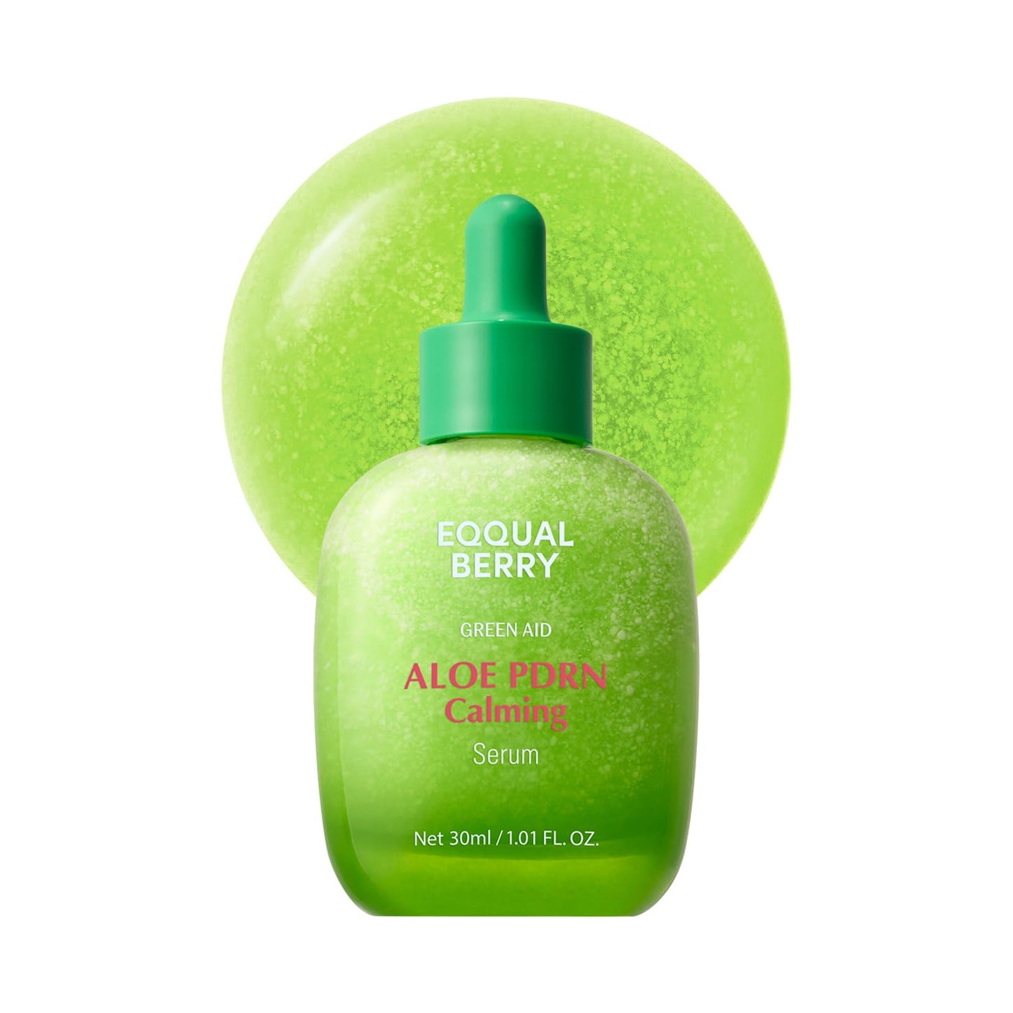 EQQUALBERRY Aloe PDRN Calming Smoothie Serum – Soothing Korean Skin Care for Sensitive Skin, Cica & Aloe for Repair, Hydrating & Radiant Glow, Non-Comedogenic (1.01oz / 30ml)